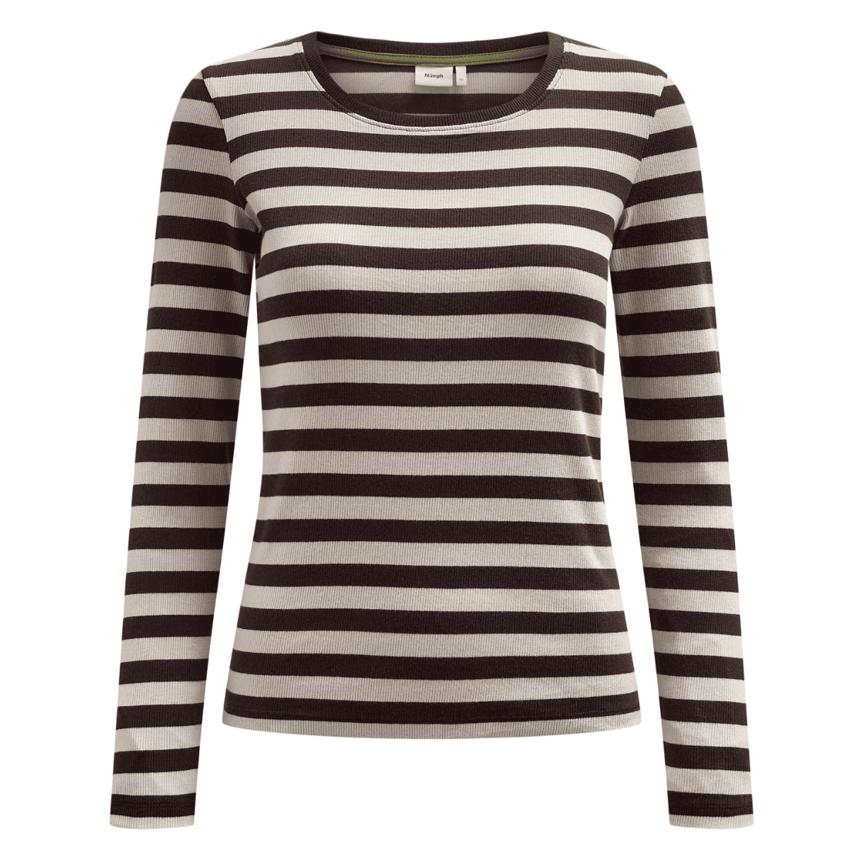 Nümph Bluse - NuMixie LS T-Shirt - Black Coffee S
