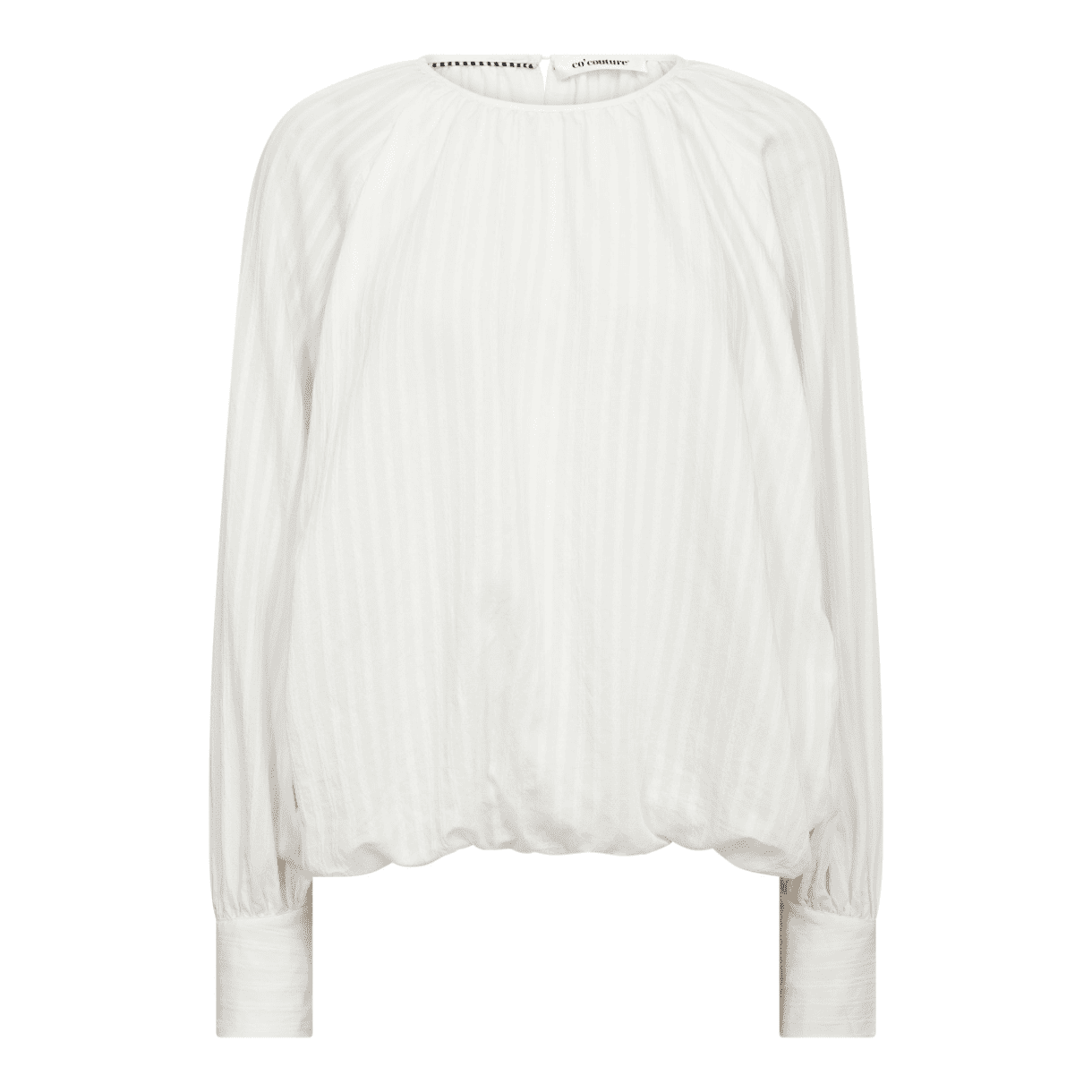 Co'couture Bluse - SenneCC Balloon Blouse - White XL