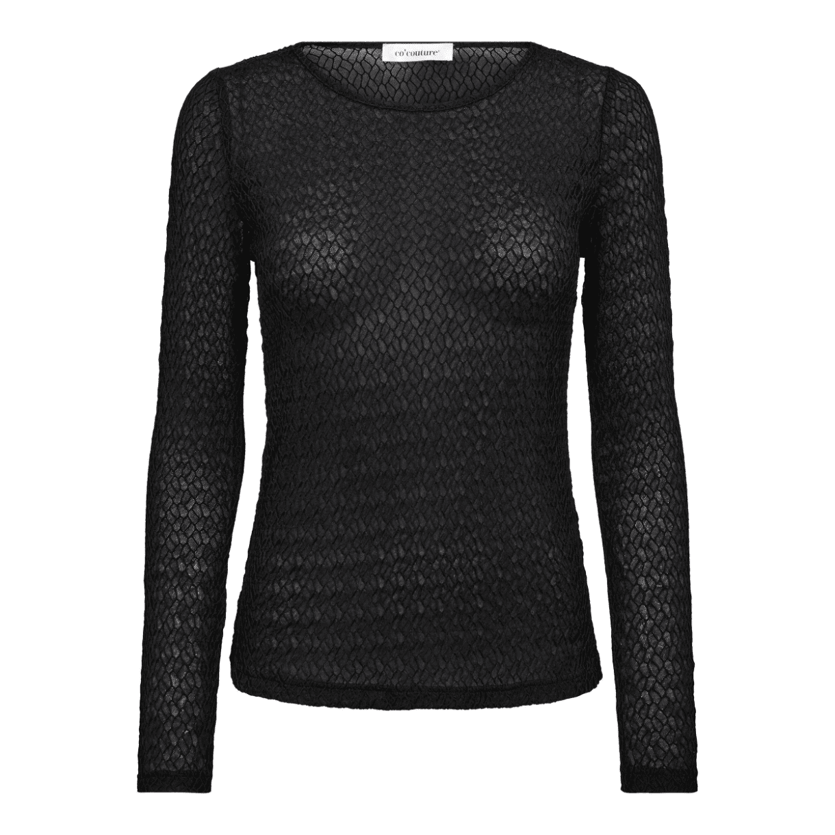 Co'couture Bluse - SvalaCC O-Neck Blouse - Black M