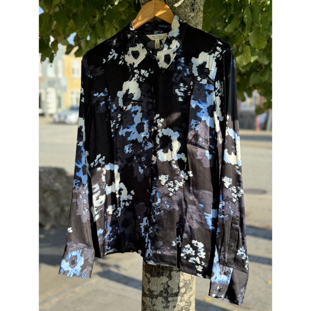 Part Two Skjorte - LendaPW Shirt - Dark Navy Blurred Flower