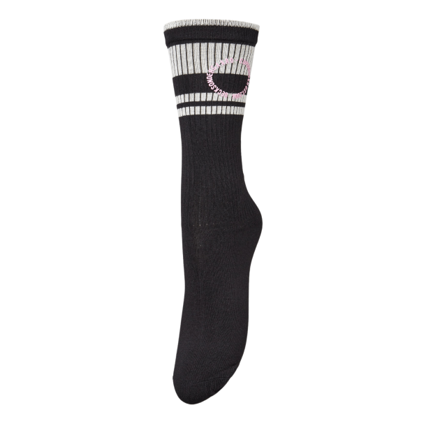 Becksöndergaard Strmper - Thalia Cotta Sock - Black/White