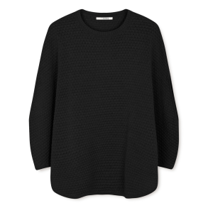 SibinLinnebjerg Poncho - Adi - Black