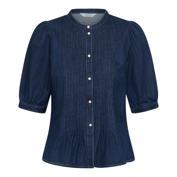 Part Two Skjorte - AlesiaPW Shirt - Dark Blue Denim