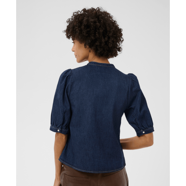 Part Two Skjorte - AlesiaPW Shirt - Dark Blue Denim