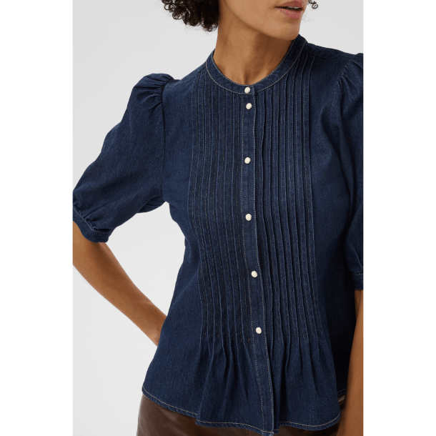 Part Two Skjorte - AlesiaPW Shirt - Dark Blue Denim