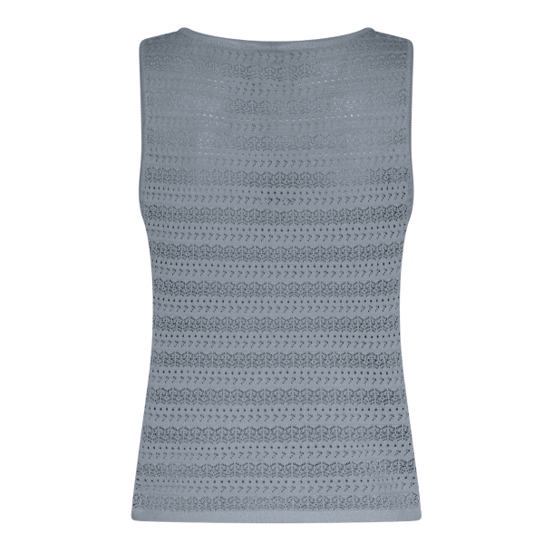 La Rouge Top - Alma Knit Top - Faded Blue