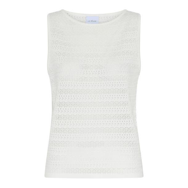 La Rouge Top - Alma Knit Top - Off White