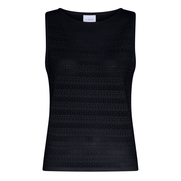 La Rouge Top - Alma Knit Top - Navy