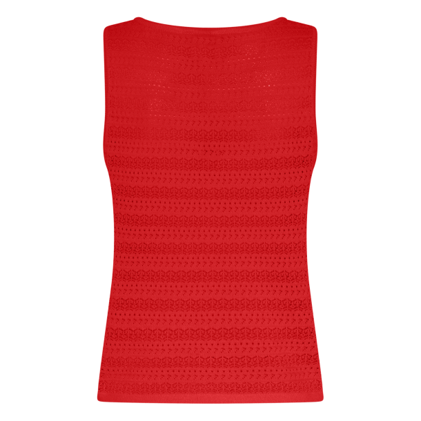 La Rouge Top - Alma Knit Top - Red