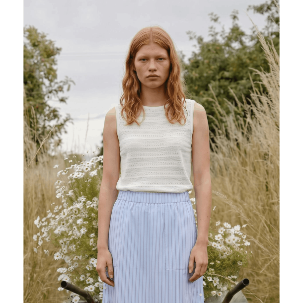 La Rouge Top - Alma Knit Top - Off White