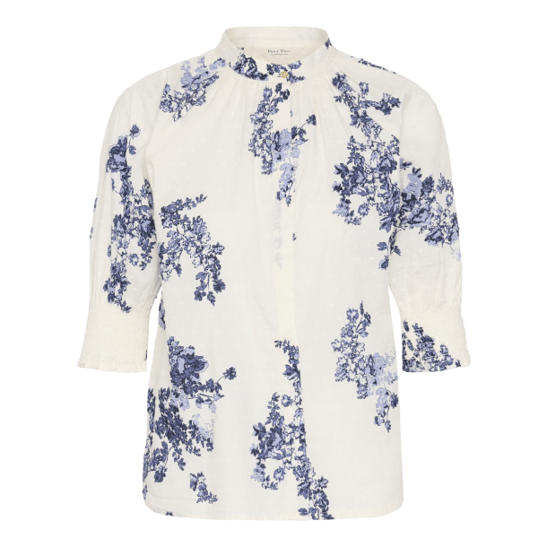 Part Two Skjorte - AlmerasPW Shirt - Blue Shadow Flower Print