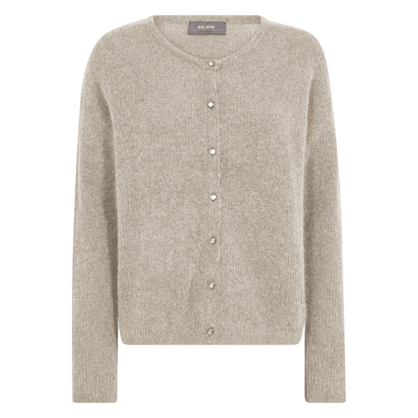 Mos Mosh Strik - MMAlmine Knit Cardigan - Feather Gray