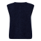 Mos Mosh Strik - MMAlmine Thora Knit Vest - Maritime Blue