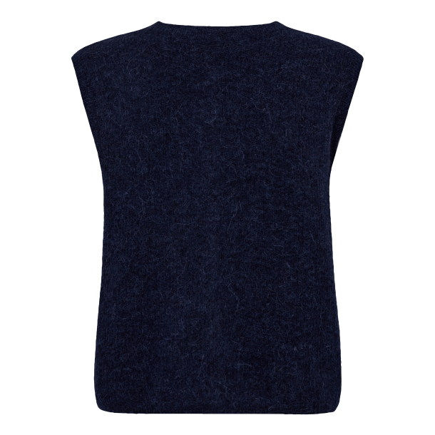 Mos Mosh Strik - MMAlmine Thora Knit Vest - Maritime Blue
