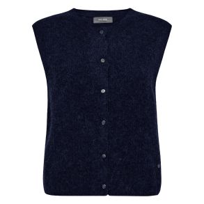 Mos Mosh Strik - MMAlmine Thora Knit Vest - Maritime Blue