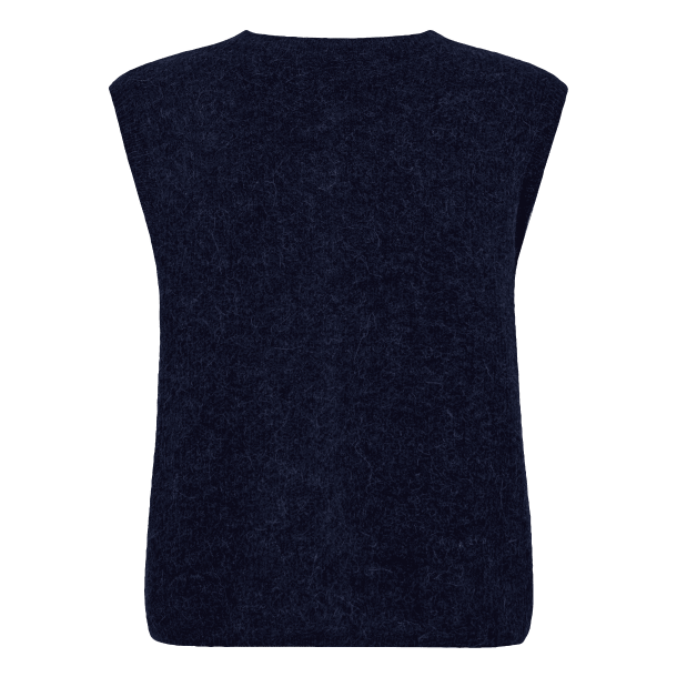 Mos Mosh Strik - MMAlmine Thora Knit Vest - Maritime Blue