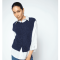 Mos Mosh Strik - MMAlmine Thora Knit Vest - Maritime Blue