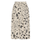 Part Two Nederdel - AmaiaPW Skirt - Black Dot Flower Print