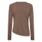 Mos Mosh T-shirt - MMAmi O-LS Draped Tee - Delicioso