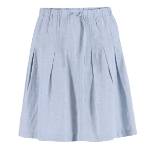 Blue Sportswear Nederdel - Anemone Linen Skirt - Heaven Melange