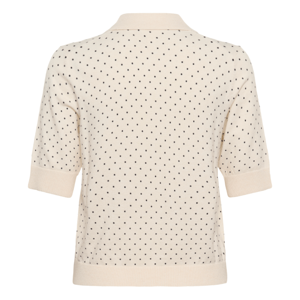 Part Two Strik - AnettiPW Pullover - Dark Navy Dot Print