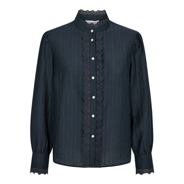 Co'couture Skjorte - AngieCC Anglaise Shirt - Navy