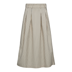 Co'couture Nederdel - SalvieCC Anya Pleat Skirt - White