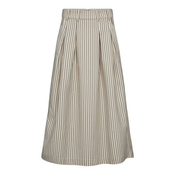 Co'couture Nederdel - SalvieCC Anya Pleat Skirt - White