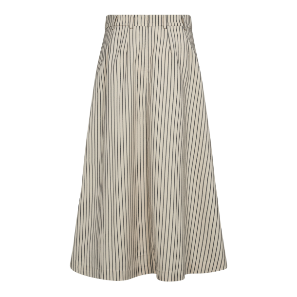 Co'couture Nederdel - SalvieCC Anya Pleat Skirt - White