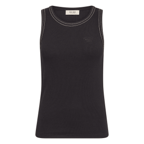 Mos Mosh Top - MMAra Rib Tank Top - Black