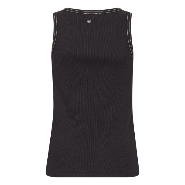 Mos Mosh Top - MMAra Rib Tank Top - Black