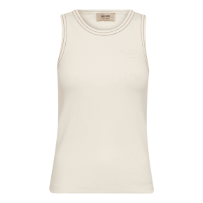Mos Mosh Top - MMAra Rib Tank Top - Ecru