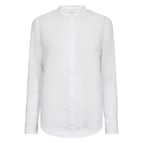 Mos Mosh Bluse - MMArtina Linen Shirt - White