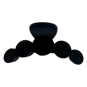 Black Colour Hrklips - BCBubble Matt Hair Claw - Black