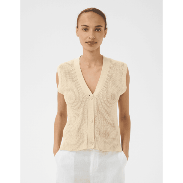 Part Two Top - BatildaPW Vest - French Oak