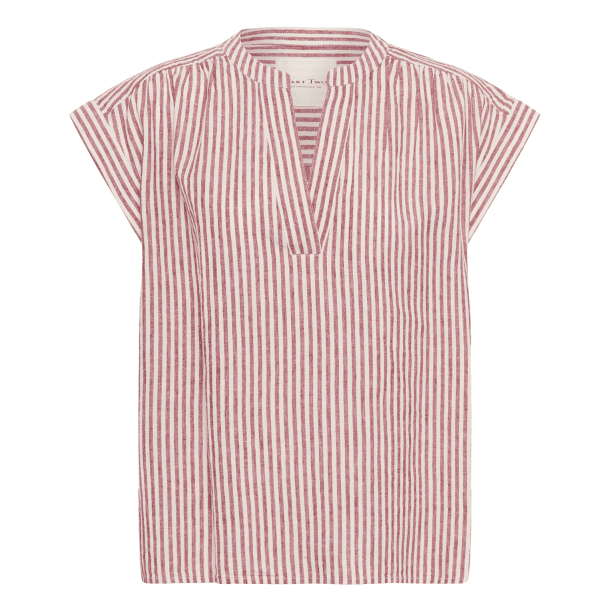 Part Two Bluse - BettinaPW Blouse - Burnt Russet Stripe