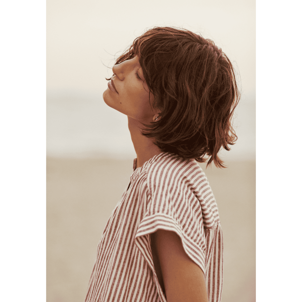 Part Two Bluse - BettinaPW Blouse - Burnt Russet Stripe