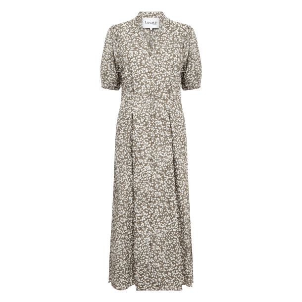 Leveté Room Kjole - LR-Lizy 1 - Summer Olive Combi