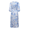 Part Two Kjole - BoraPW Dress - Blue Watercolor Flower Print