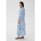 Part Two Kjole - BoraPW Dress - Blue Watercolor Flower Print