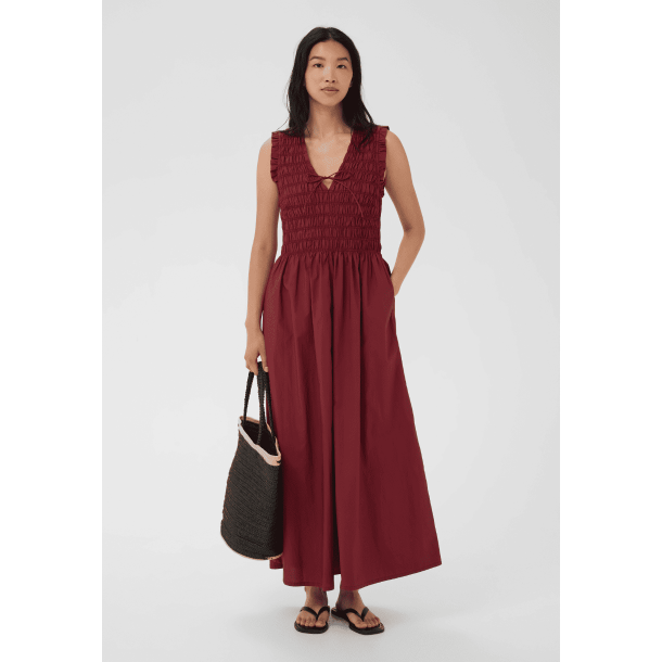 Part Two Kjole - BorgnettePW Dress - Burnt Russet