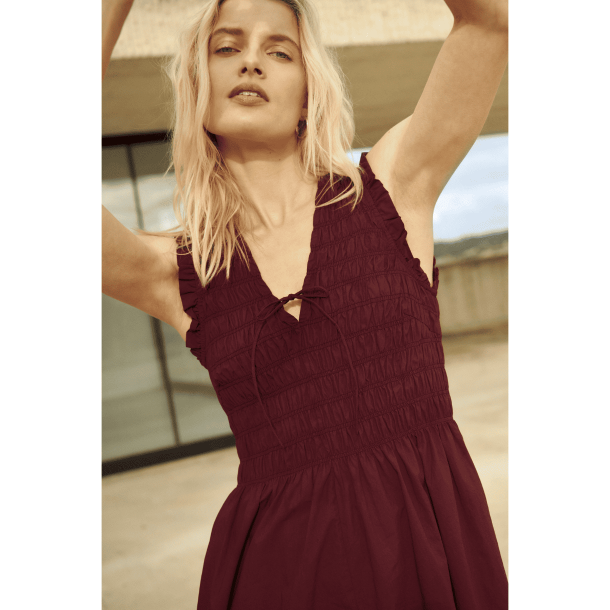 Part Two Kjole - BorgnettePW Dress - Burnt Russet