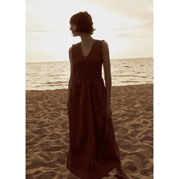 Part Two Kjole - BorgnettePW Dress - Burnt Russet
