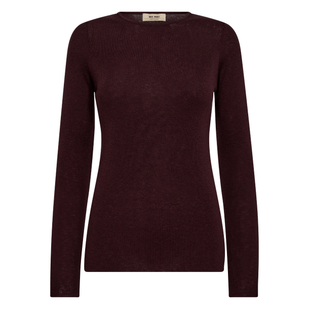 Mos Mosh Strik - MMBouch O-Neck Knit - Fudge
