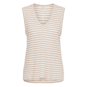 Part Two Top - BrianiePW Top - Brown Stripe