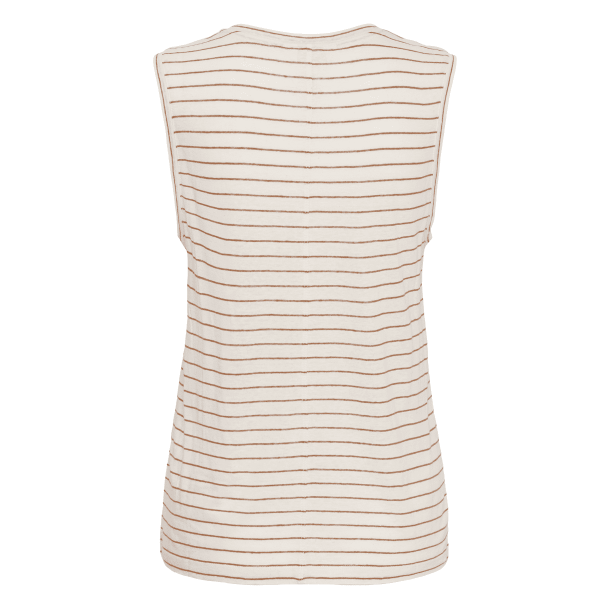 Part Two Top - BrianiePW Top - Brown Stripe