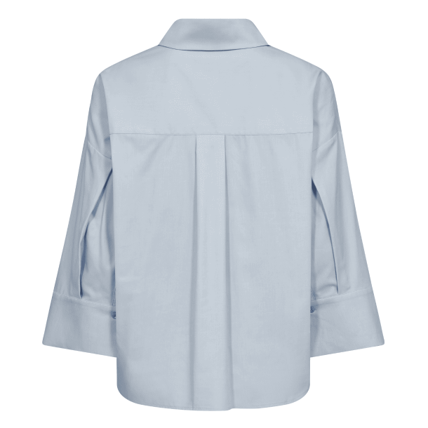 Mos Mosh Bluse - MMBritze Cam Cotton Blouse - Skyway