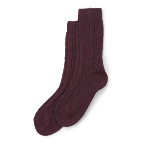 Gorridsen Strmper - Magnolia Cable - Burgundy