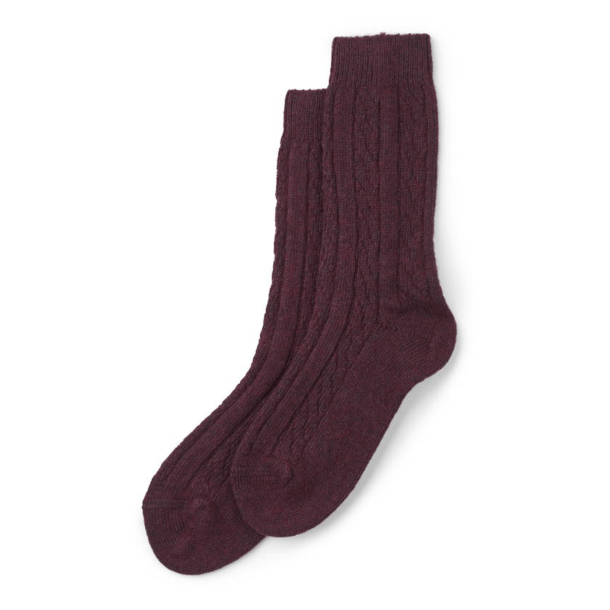 Gorridsen Strmper - Magnolia Cable - Burgundy