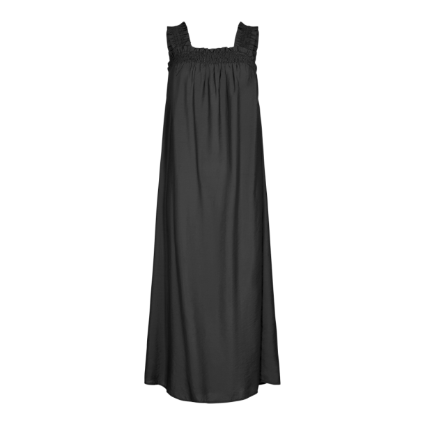 Co'couture Kjole - CallumCC Smock Long Strap Dress - Black